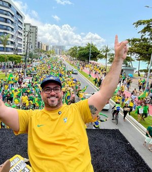 “Não podemos perder a esperança”, afirma Leonardo Dias em ato pela anistia