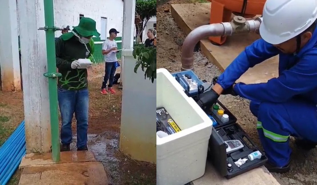 Água fornecida em cidade do interior de AL pode estar contaminada e colocar população em risco