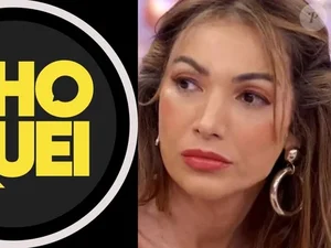 Patrícia Poeta recebeu chantagem da Choquei