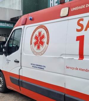 Paciente do CAPS se joga em frente a viatura da PM e fica ferido em Arapiraca