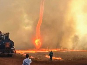 Goiás registra terceiro ‘redemoinho de fogo’ em menos de uma semana