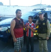 PRF devolve aos pais criança autista que estava perdida na BR-423, no Sertão