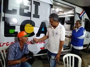 Blitz da Lei Seca prende motorista embriagado em Arapiraca