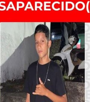 Família segue em busca de informações sobre adolescente desaparecido em Penedo
