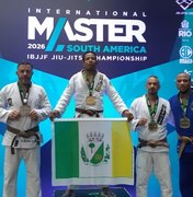 Alexandre Negão é campeão do Internacional Master da América do Sul de Jiu-Jitsu, no Rio