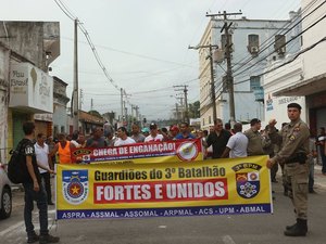 'É preciso que alguém nos veja', diz associação militar de Arapiraca