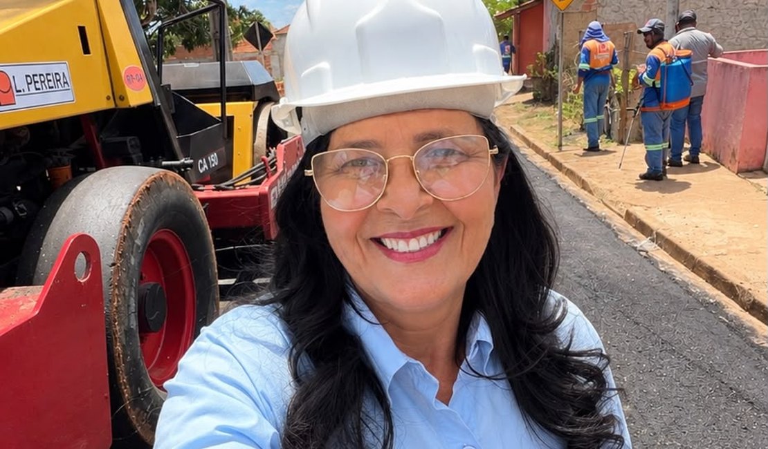 Virada de chave: Edilza Alves inicia novo ciclo de obras em Lagoa da Canoa