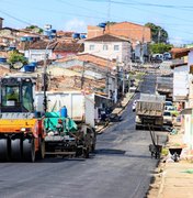 Arapiraca alcança 120 km de ruas pavimentadas e em execução