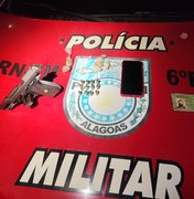 Suspeito de homicídio é preso com arma e drogas em Matriz de Camaragibe