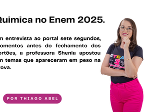 Prova de Química do Enem surpreende pela previsibilidade — e professora Shenia acerta temas antes da abertura dos portões.