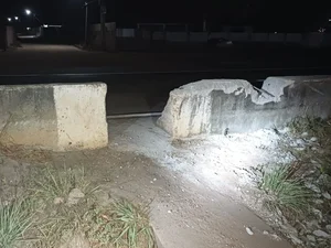 Homens são presos após destruírem mureta de proteção da BR-101, em Porto Real do Colégio