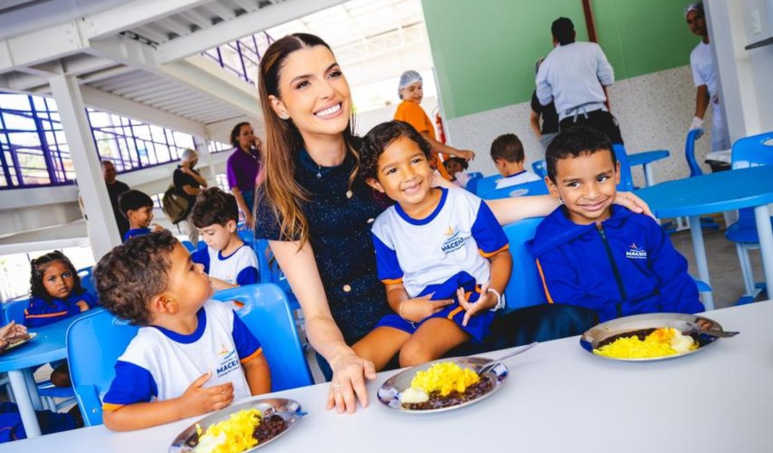Marina Cândia anuncia oferta de mais de 37 milhões de refeições na rede municipal de ensino