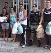 Ação solidária do 3º BPM beneficia instituições filantrópicas de Arapiraca