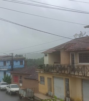 Inmet emite alerta de chuvas intensas para todas cidades da Região Norte de Alagoas