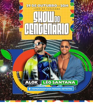 Prefeitura de Arapiraca convida população para festa do Centenário com DJ Alok e Léo Santana