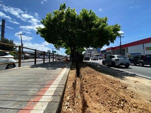 Prefeitura inicia nova etapa da iluminação na ciclovia da Avenida Fernandes Lima