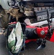 Motociclista morre após colisão com caminhonete na BR-316, em Cacimbinhas