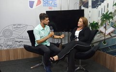 Secretária  Marineide Barbosa concedeu entrevista ao 7Segundos