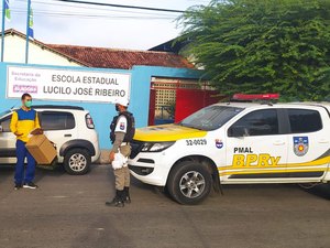 BPRv realiza escolta de provas do Enem em Palmeira dos Índios e Santana do Ipanema