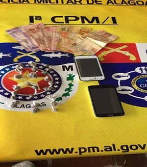 Polícia desmancha ponto de venda de drogas em São Miguel dos Campos