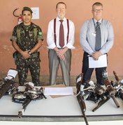 Corregedor entrega mais 250 armas de fogo ao Exército
