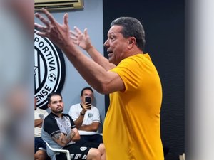 ASA recebe visita de Vanderlei Luxemburgo no CT Noel Alves antes de decisão do Alagoano
