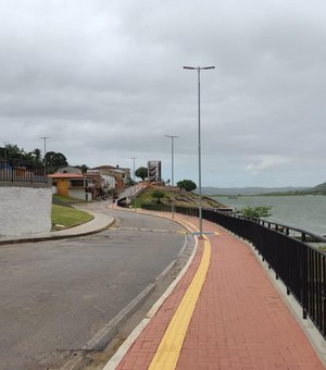 Governo de Alagoas entrega primeira etapa da obra na orla de Traipu nesta quarta-feira (3)