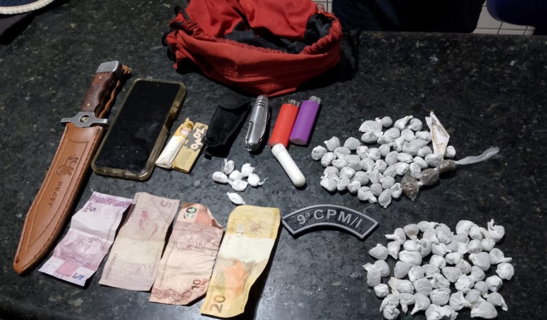 Prisões por homicídio e tráfico de drogas mobilizam PM no interior de Alagoas