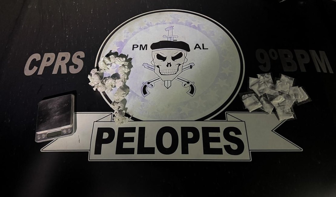 Jovem ex-reeducando é preso por tráfico de drogas no município de Delmiro Gouveia