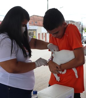 Porto Calvo inicia vacinação contra raiva para cães e gatos