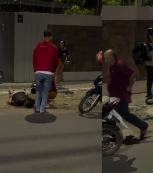 Motociclista fica gravemente ferido em acidente no bairro Eldorado, em Arapiraca