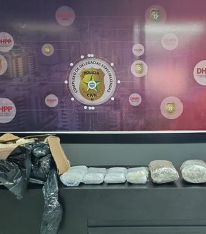 Polícia apreende mais de cinco quilos de maconha em Marechal Deodoro
