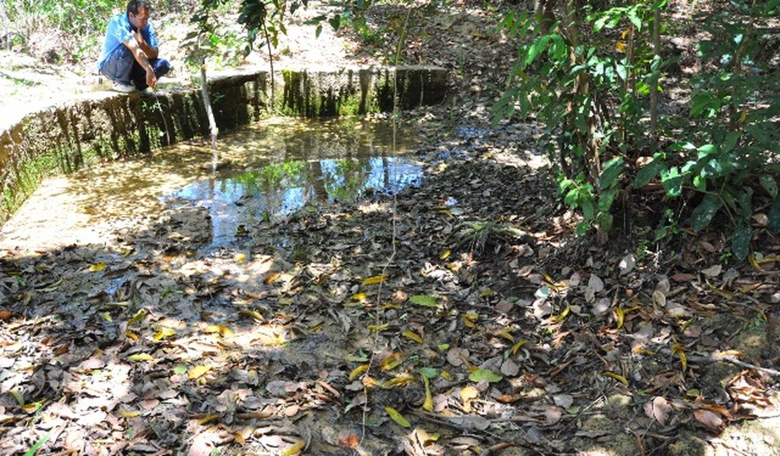 Estiagem afeta nível de mananciais e compromete abastecimento