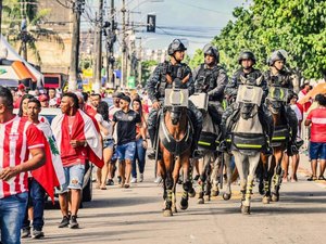 PM mobiliza 400 militares para garantir a segurança na final entre ASA e CRB