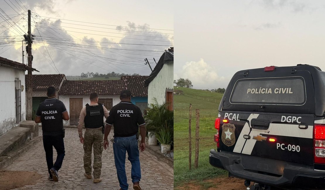 Polícia deflagra operação e prende suspeitos de triplo homicídio no interior de AL