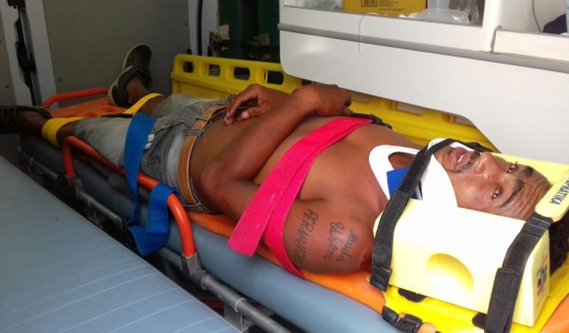 Motociclista fica ferido em acidente na AL-220