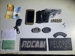 Após denúncia, homem é preso por porte ilegal, em Arapiraca