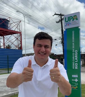 Com articulação do prefeito Pedro Carlos, Rio Largo recebe nova UPA 24h