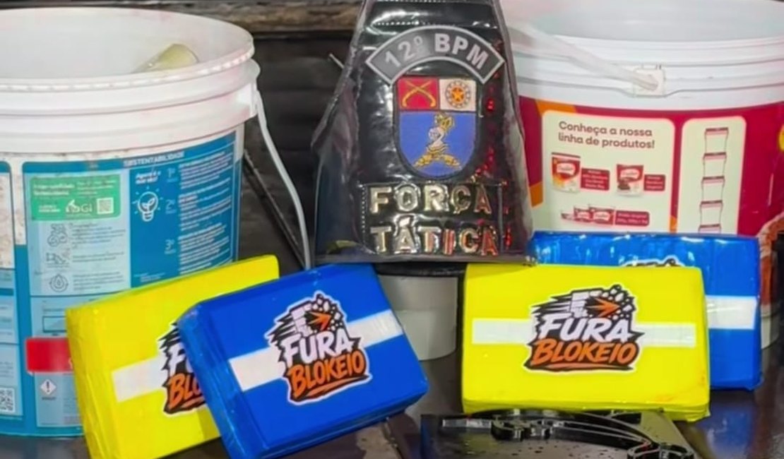 Refinaria clandestina de cocaína é fechada e casal acaba preso em Maceió