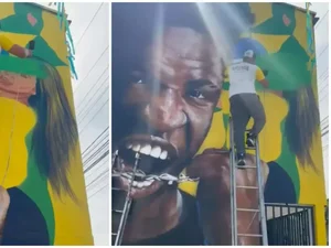 Virginia é retirada de mural da Copa após término com Vini Jr.