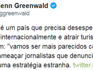 Gleen reage a ameaça de prisão e diz que Brasil pode ficar com imagem de Arábia Saudita