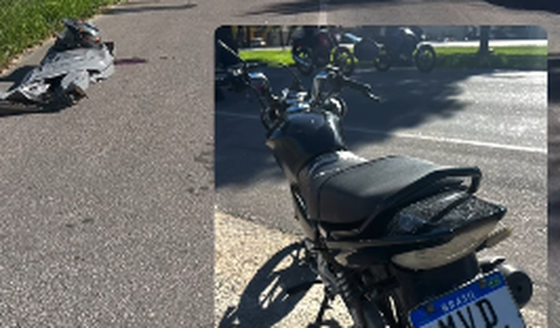 Acidente entre motocicleta e bicicleta deixa um morto próximo à BR-104