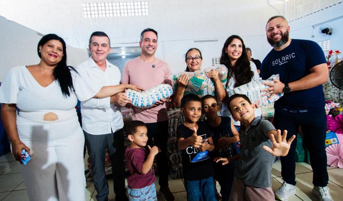 Programa social de Alagoas beneficia famílias com duas toneladas de alimentos