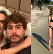 Tata Werneck recorda fotos e zoa o marido: 'Preciso andar com fotógrafo'