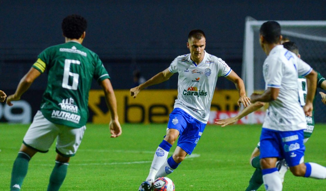 CSA fica no empate contra o Guarani e segue sem vencer na Série B