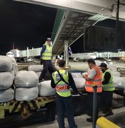 Sefaz flagra mercadorias irregulares no aeroporto Zumbi dos Palmares