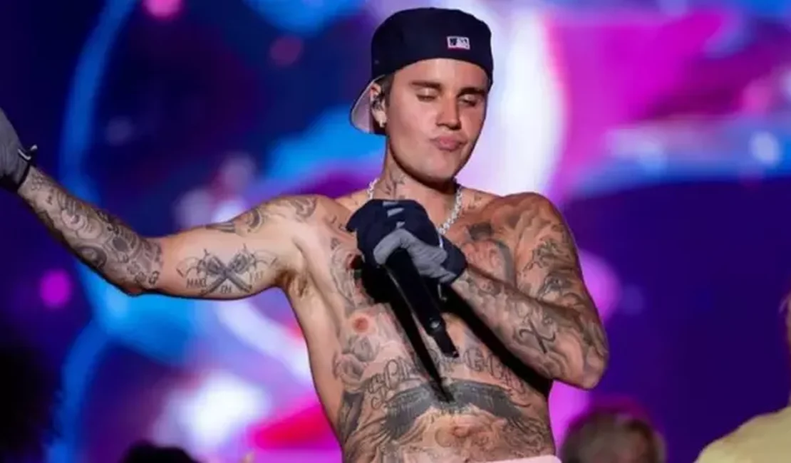 Fragilizado, Justin Bieber encerra noite de shows do Rock in Rio e emociona o público