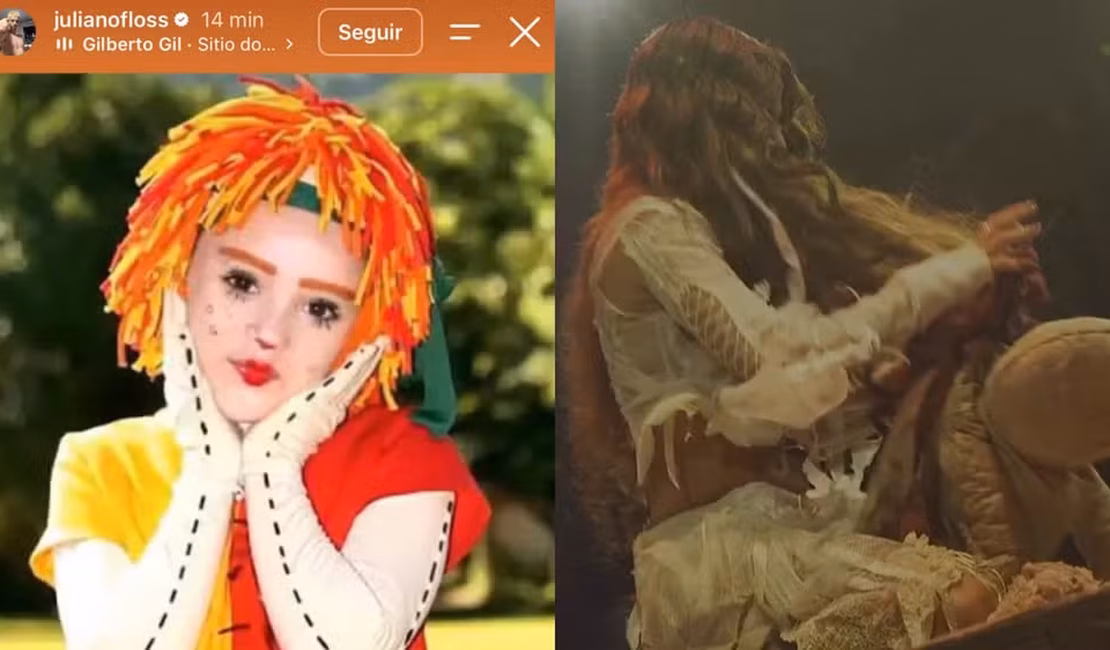 Juliano Floss posta foto de Emília, do 'Sítio', após Marina Sena rasgar boneco de pano