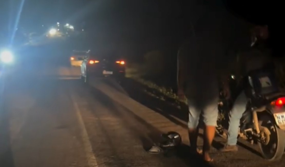 Homem embriagado provoca acidente ao atravessar rodovia no município de Canapi