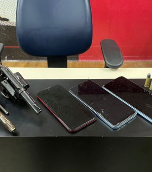 Polícia intercepta grupo armado com celulares roubados em Joaquim Gomes